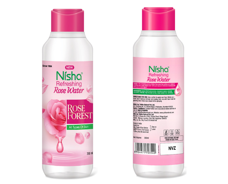 Nisha Refreshing Rose Water ΓÇô Rose Forest