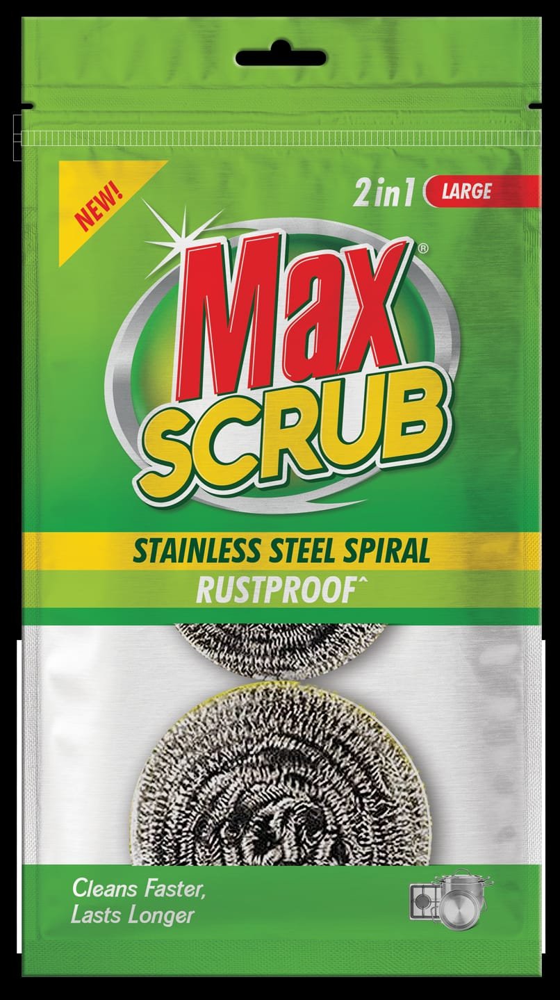 Max Scrub Stainless Steel ΓÇô Spiral Scrubbers