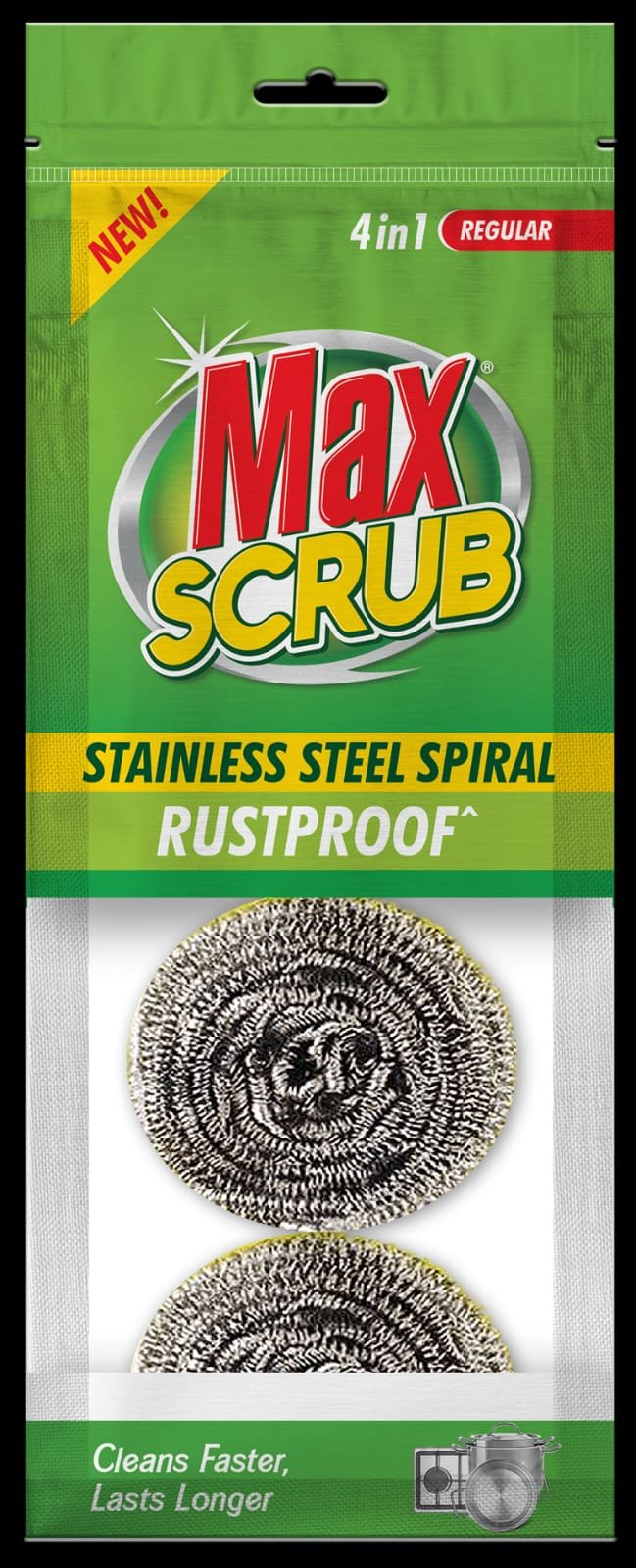Max Scrub Stainless Steel ΓÇô Spiral Scrubbers