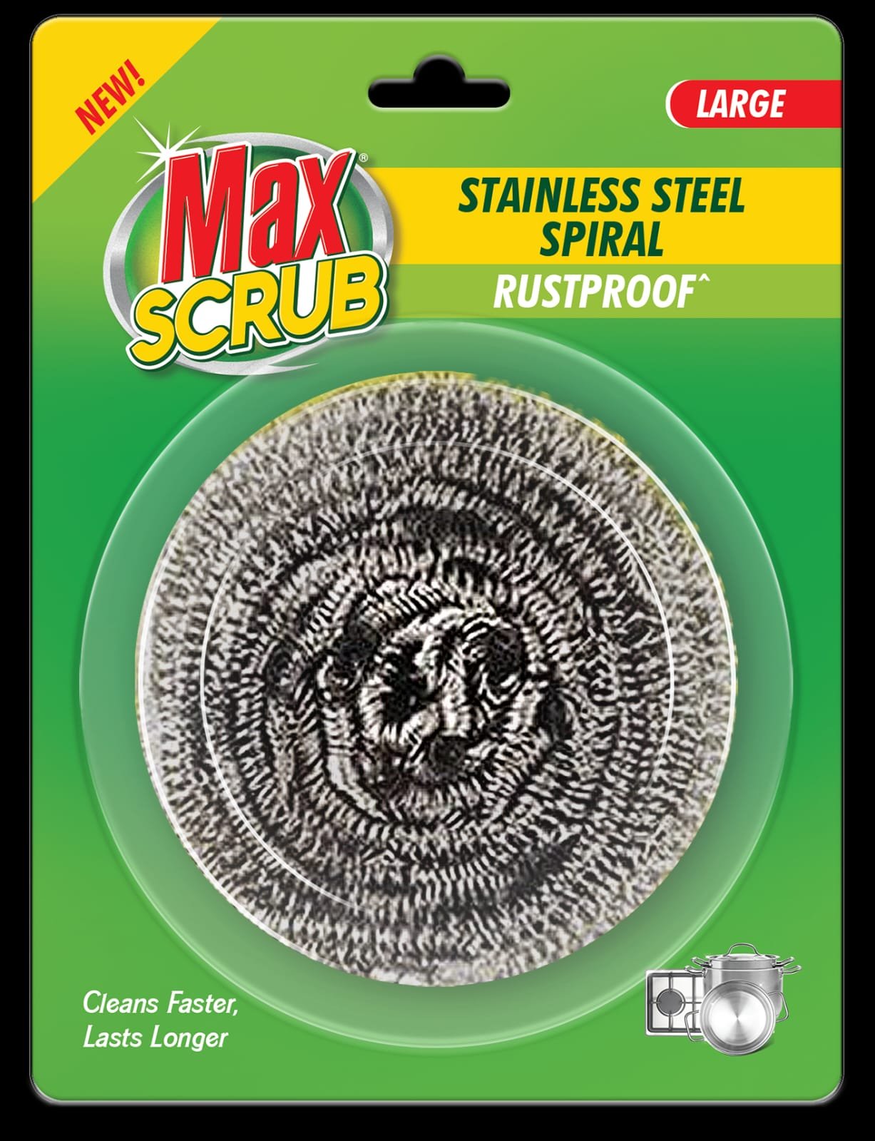 Max Scrub Stainless Steel ΓÇô Spiral Scrubbers